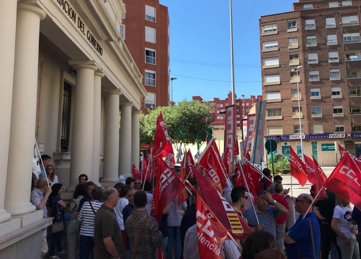 Castelln, Concentracin en la Subdelegacin de Gobierno (12/6/2018)