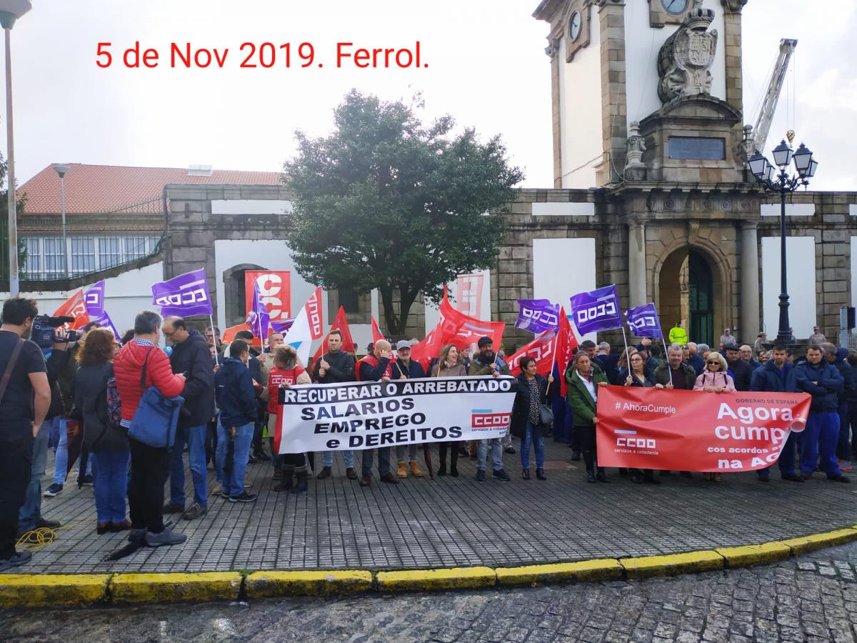 Concentracin #AhoraCumple en Ferrol