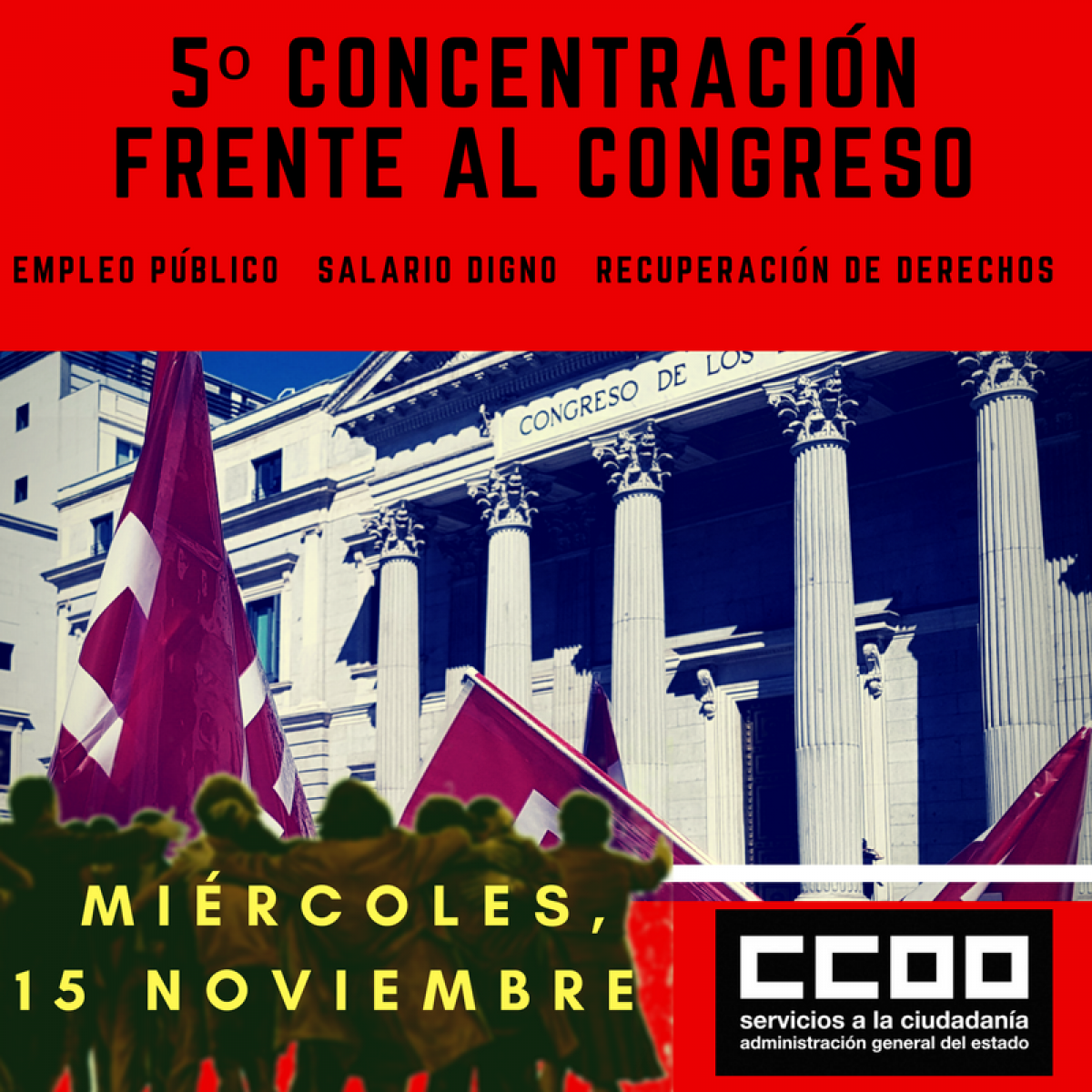 Cartel Quinta Concentracin Congreso 2017